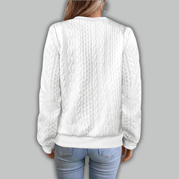 Aada | Stilvoller Reißverschluss-Strickpullover mit Komfort