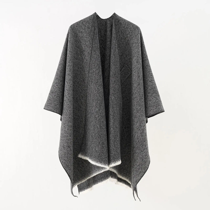 Liane - Kaschmir-Poncho - Eleganz trifft auf gemütlichen Komfort