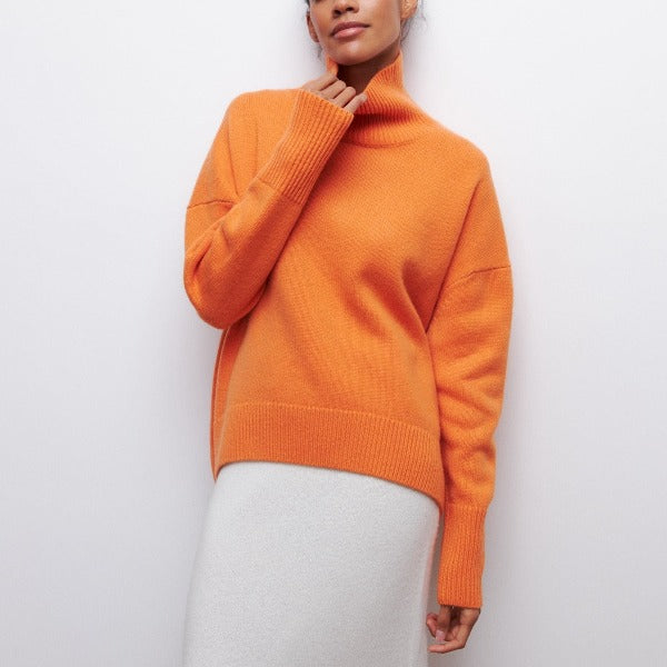 Tilda™ - übergroßer Pullover mit Rollkragen