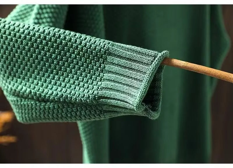 Vladimira - Schildkrötenhals Gestrickt Pullover