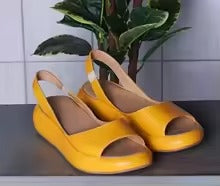 Elegante Sommer-Slip-On-Sandalen