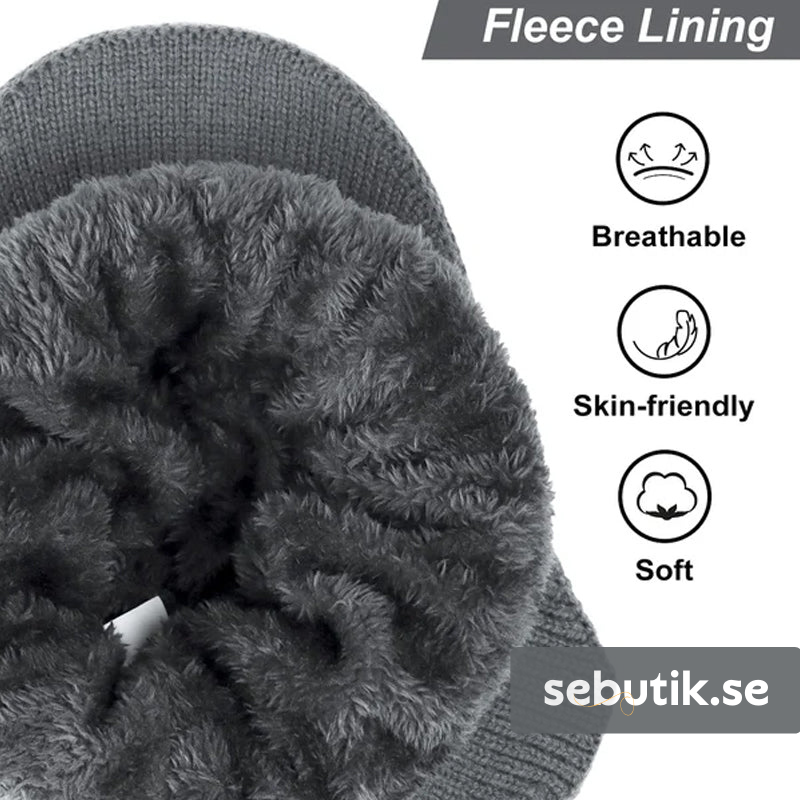 SnugEar Beanie | Outdoor Elastisch Warm Ohrenwärmer Strickmütze