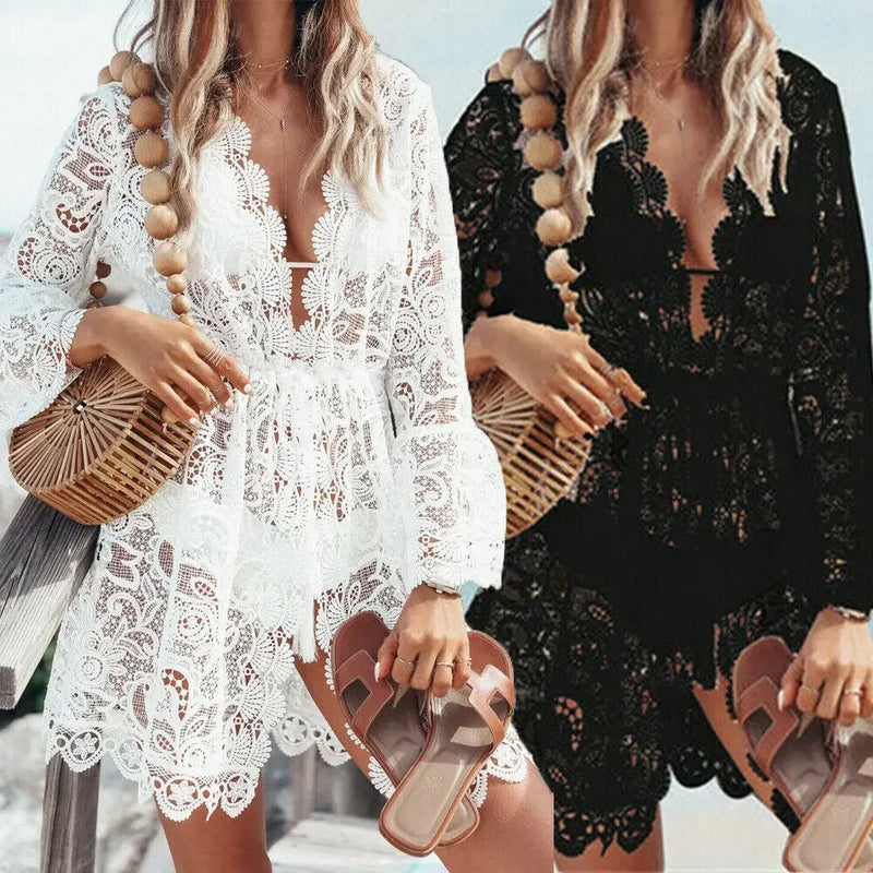 Strandüberwurf-Kleid
