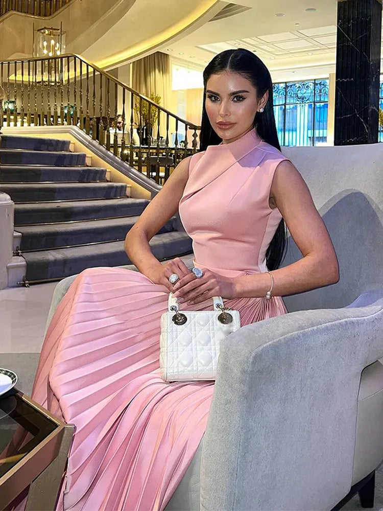 Ellison | Klassisches Drapiertes Abendkleid