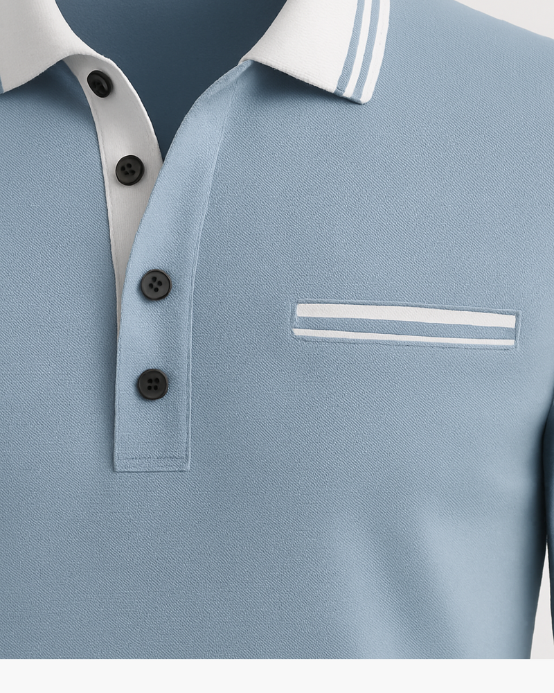 Poloshirt mit modernem Touch