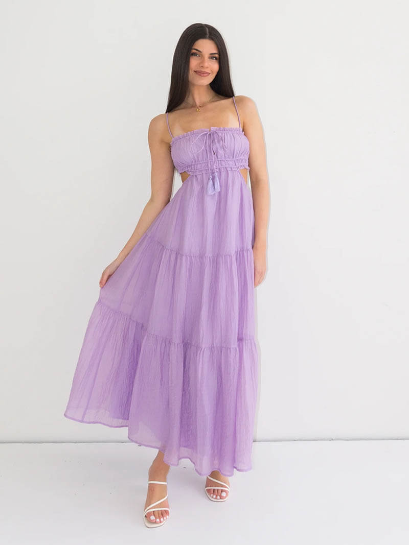 Adeline | Ärmelloses Maxi - Kleid - Livezo