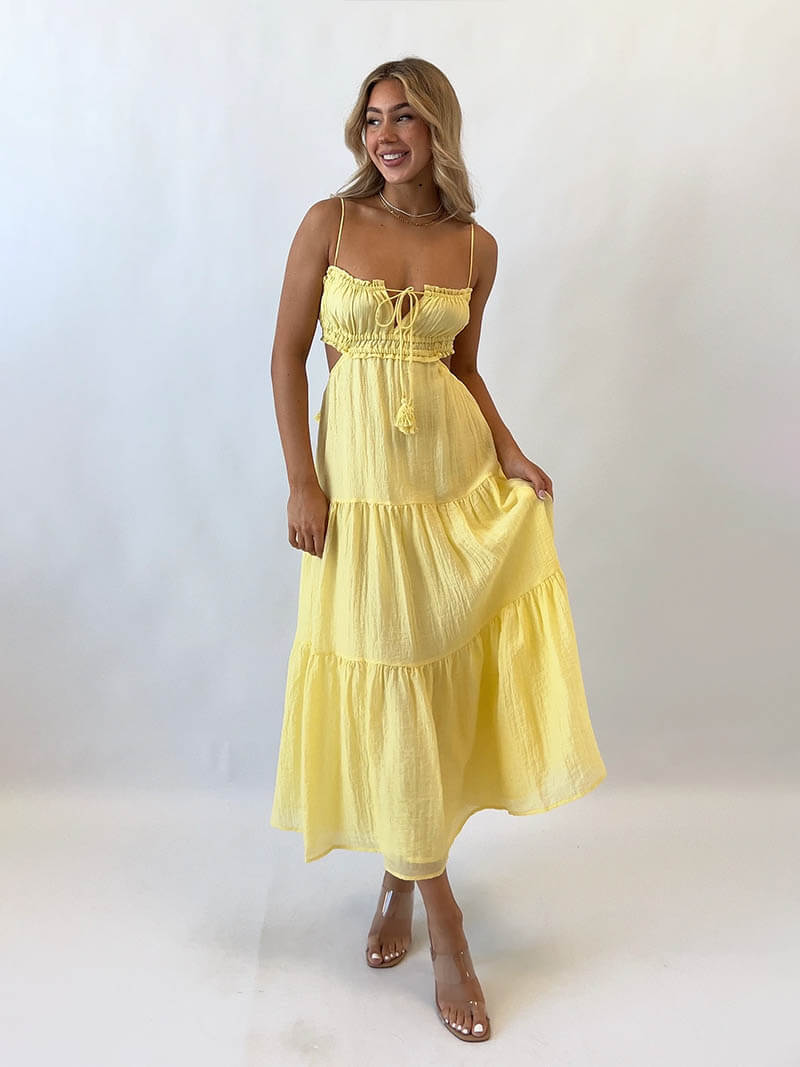 Adeline | Ärmelloses Maxi - Kleid - Livezo