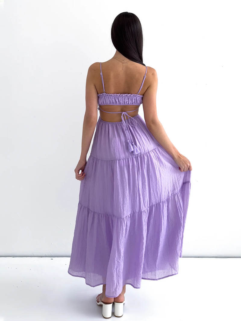 Adeline | Ärmelloses Maxi - Kleid - Livezo