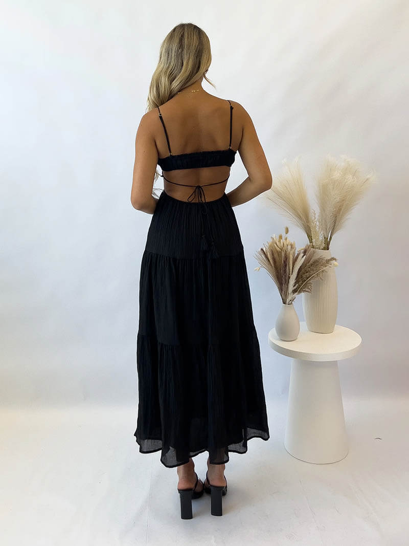 Adeline | Ärmelloses Maxi - Kleid - Livezo
