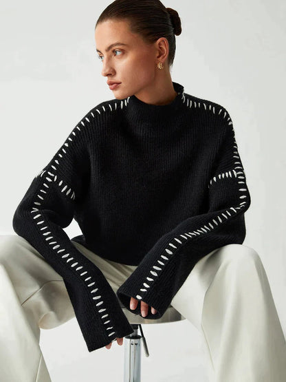 Adeline - Rollkragenpullover aus Wolle - Livezo