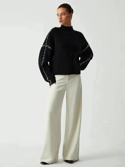 Adeline - Rollkragenpullover aus Wolle - Livezo