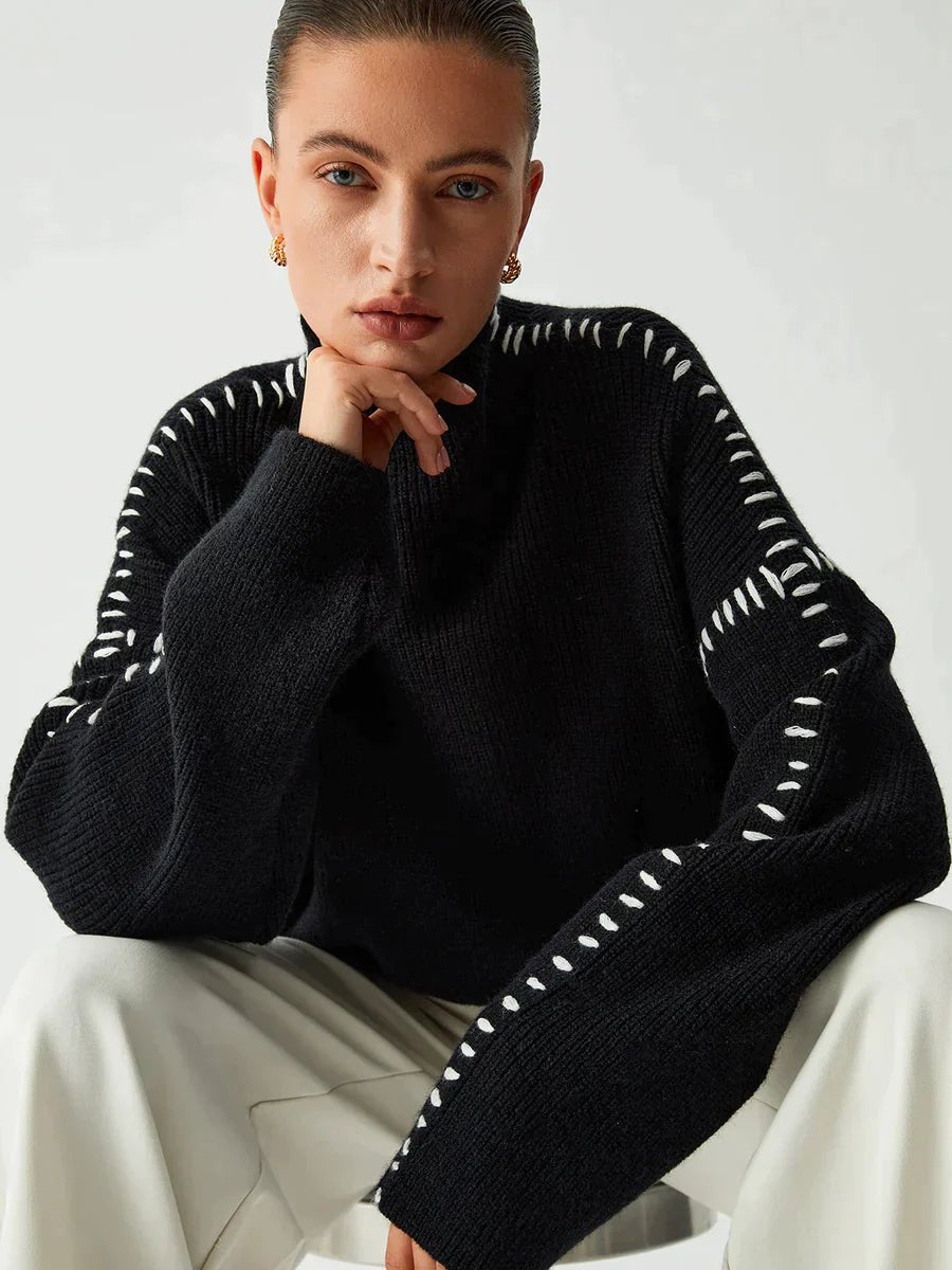Adeline - Rollkragenpullover aus Wolle - Livezo
