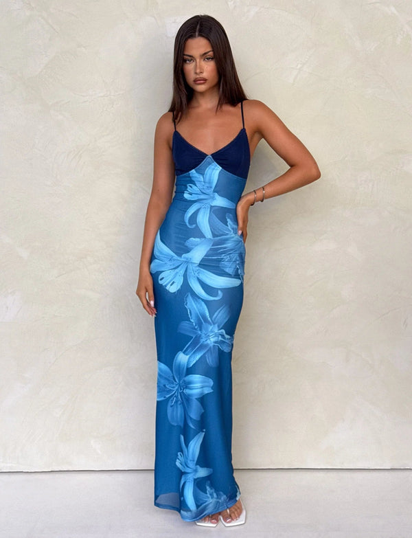 Alaina Ärmelloses Midikleid - Livezo