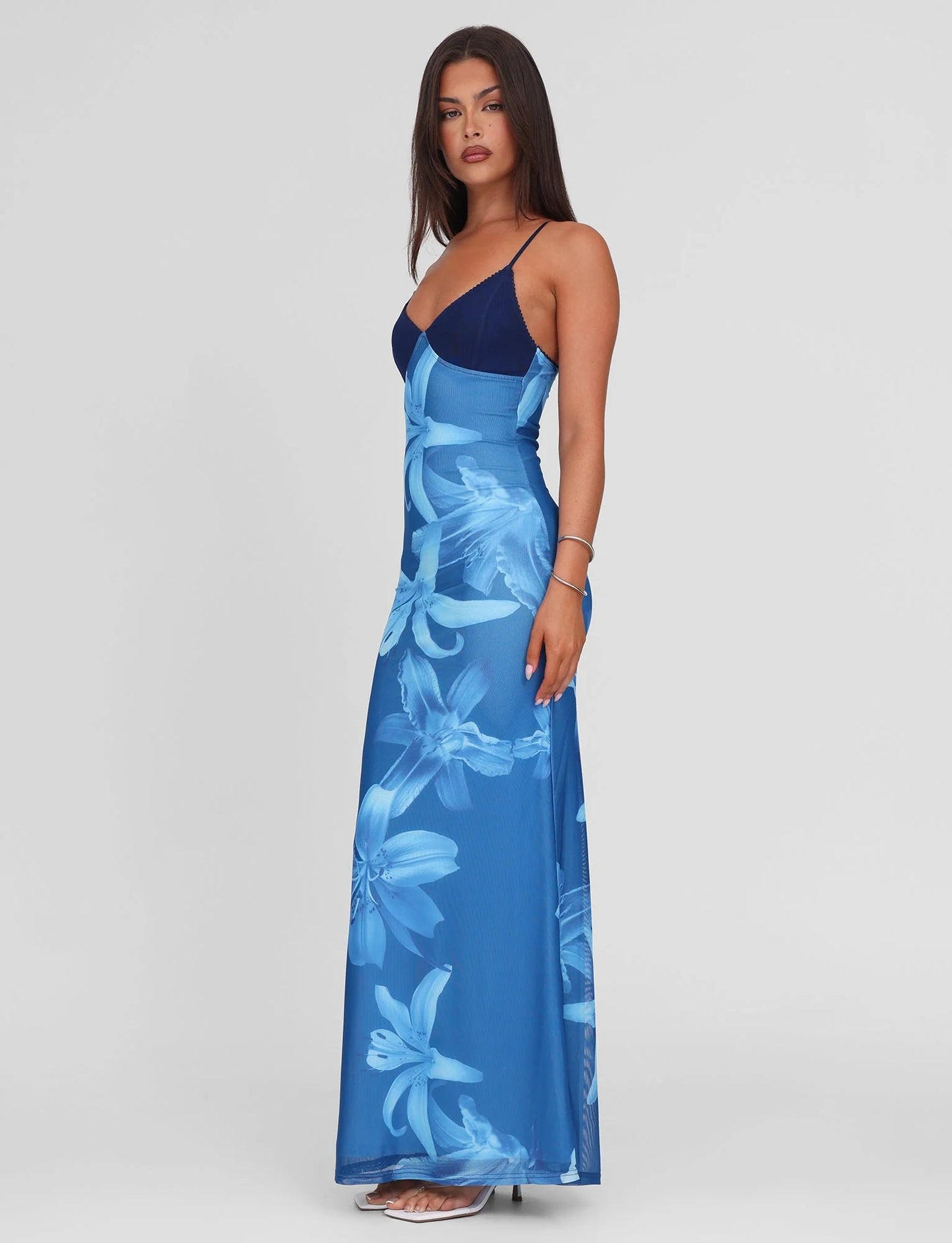 Alaina Ärmelloses Midikleid - Livezo