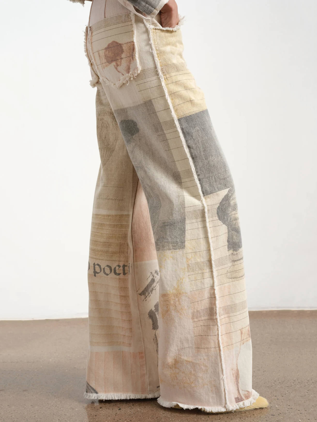 Alma Damen High - Rise Jeans mit weitem Bein - Livezo