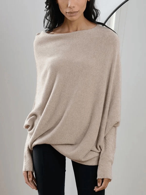 Amara Eleganter asymmetrischer Pullover - Livezo