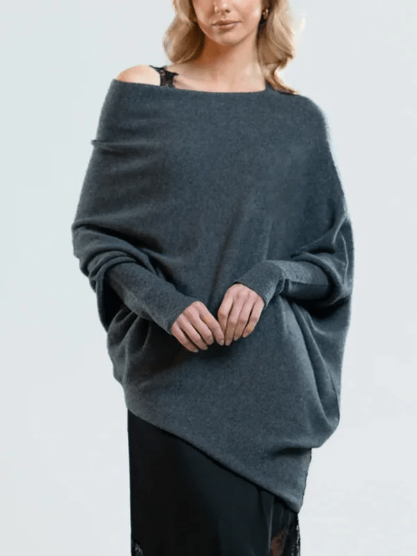 Amara Eleganter asymmetrischer Pullover - Livezo