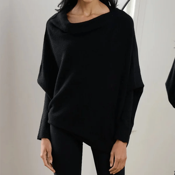 Amara Eleganter asymmetrischer Pullover - Livezo