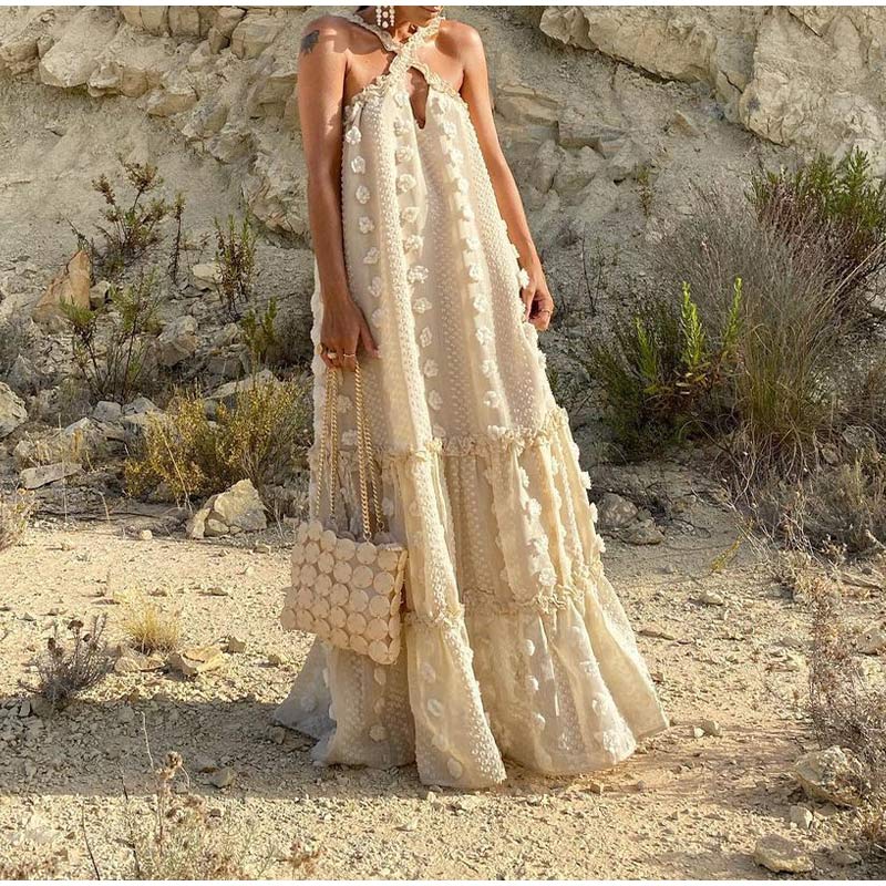 Angelina - Maxikleid mit Blumenmuster - Livezo