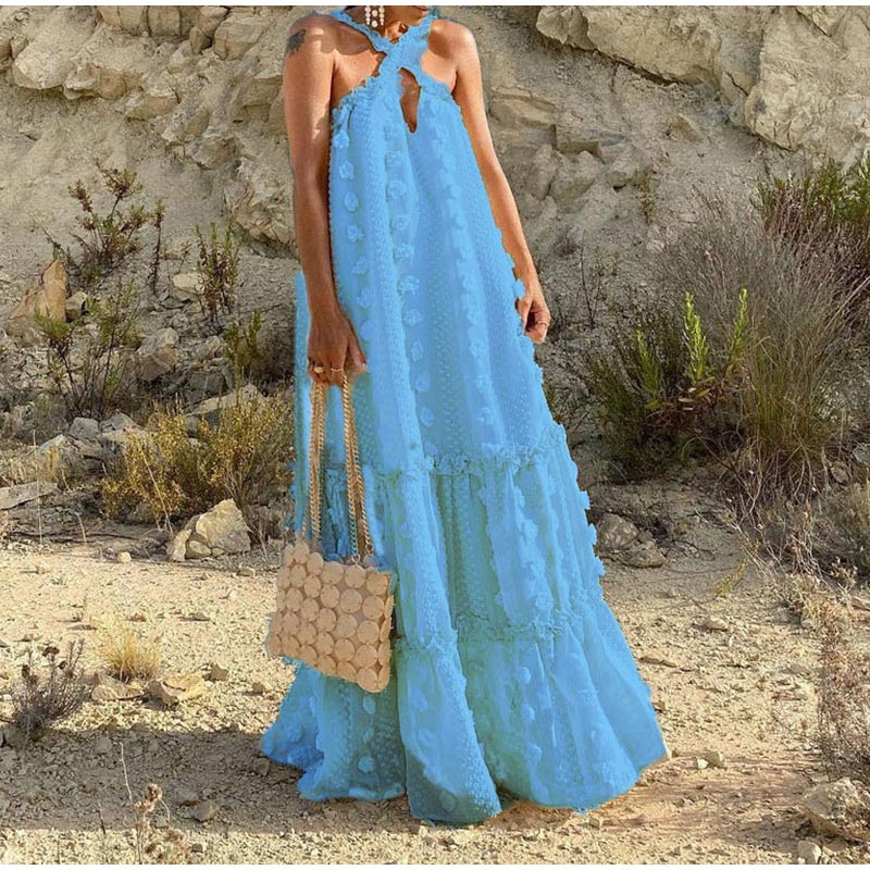 Angelina - Maxikleid mit Blumenmuster - Livezo