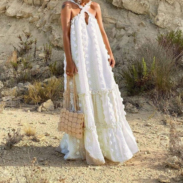 Angelina - Maxikleid mit Blumenmuster - Livezo