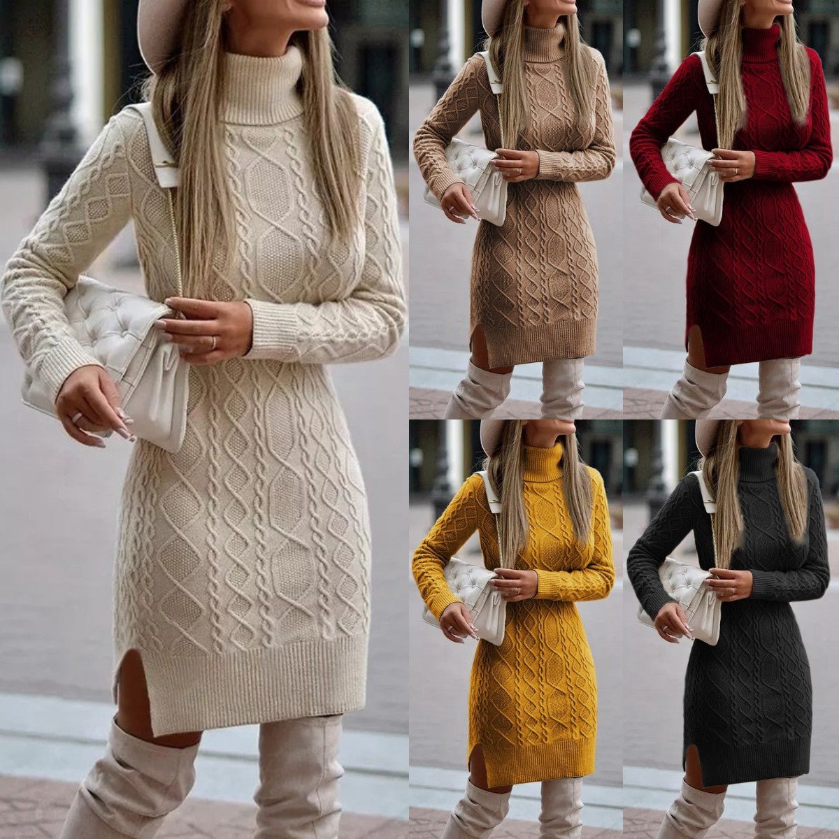 Anna - Lena | Strickkleid - Livezo