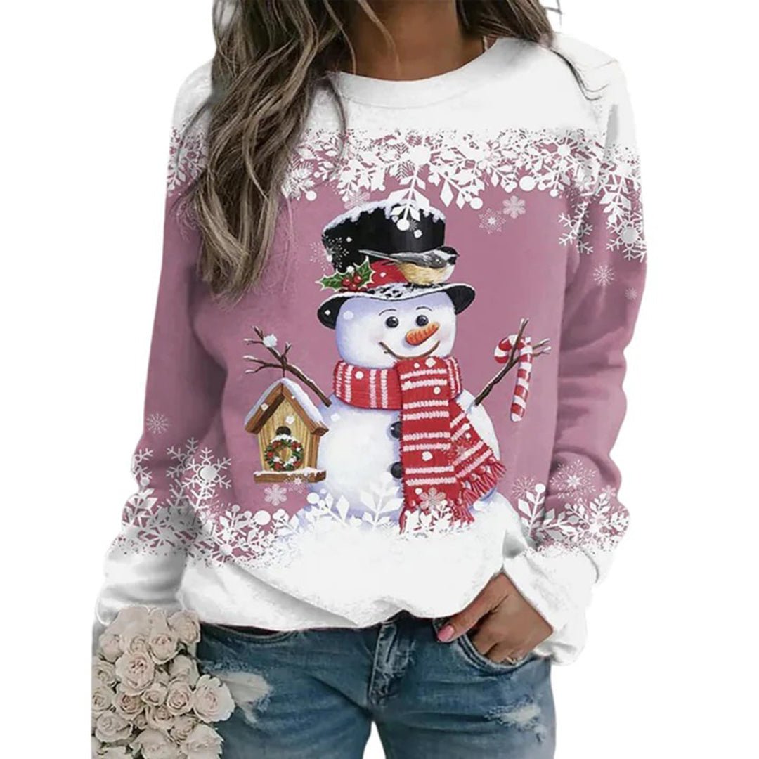 Anneliese - Schneemann Weihnachtspulli - Livezo