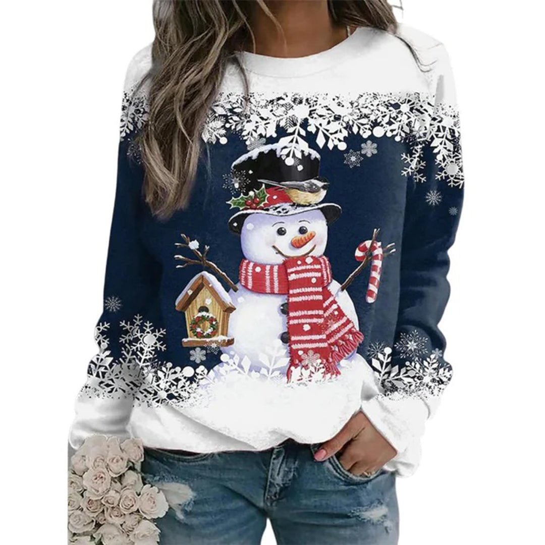 Anneliese - Schneemann Weihnachtspulli - Livezo