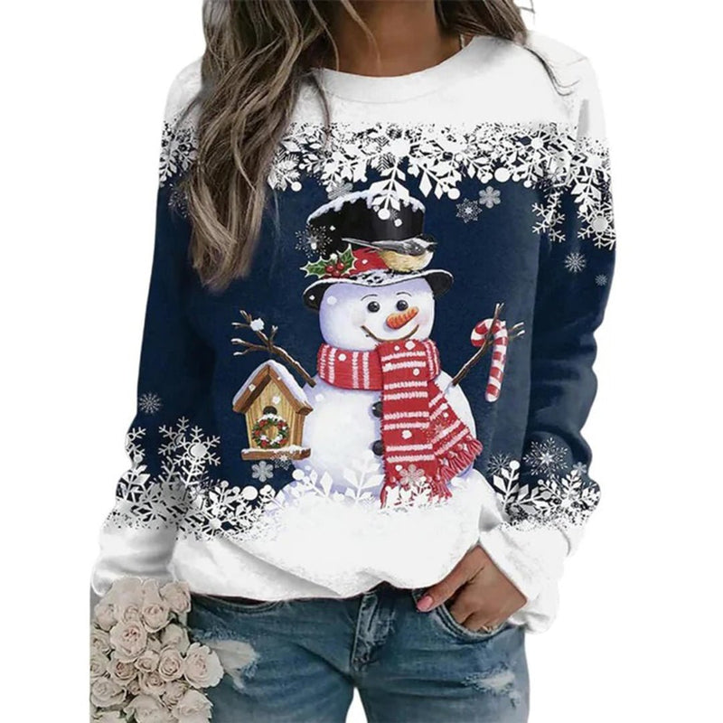 Anneliese - Schneemann Weihnachtspulli - Livezo