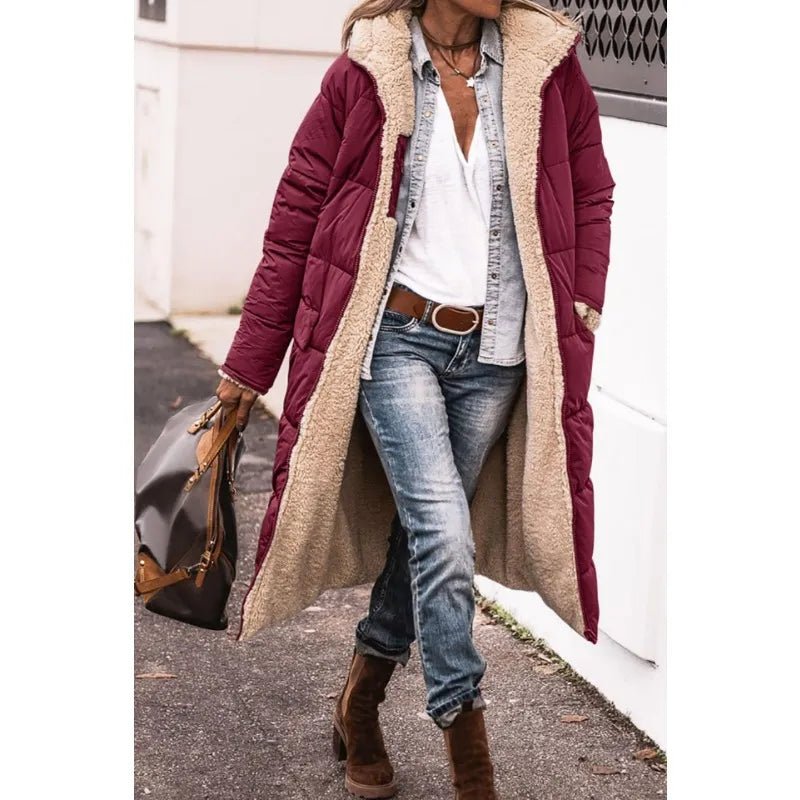 Augusta - Langer Winterparka mit Kapuze - Livezo