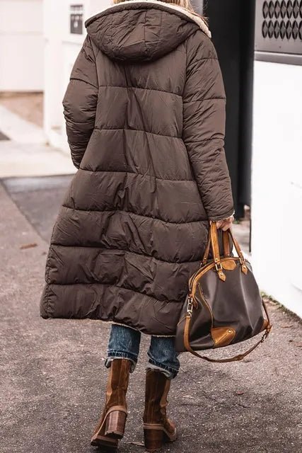Augusta - Langer Winterparka mit Kapuze - Livezo