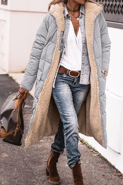 Augusta - Langer Winterparka mit Kapuze - Livezo