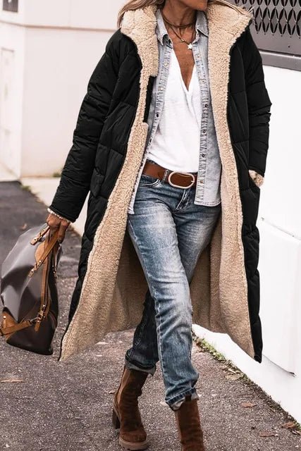 Augusta - Langer Winterparka mit Kapuze - Livezo