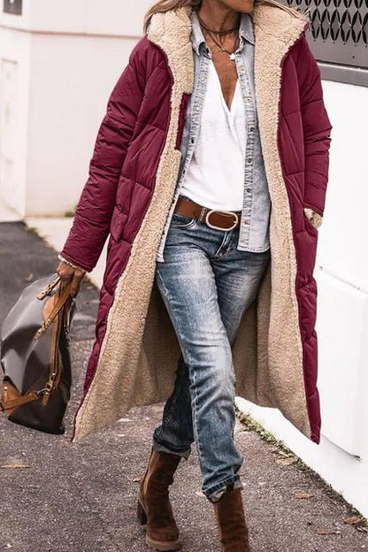 Augusta - Langer Winterparka mit Kapuze - Livezo