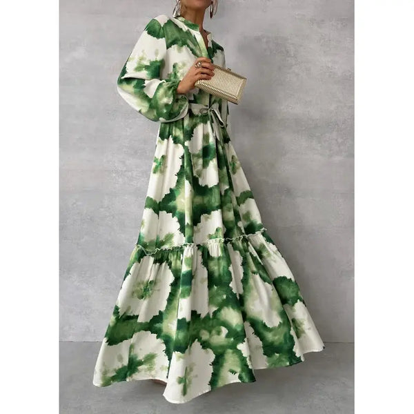 Aurora – Raffiniertes Maxikleid