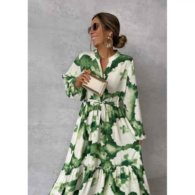 Aurora – Raffiniertes Maxikleid