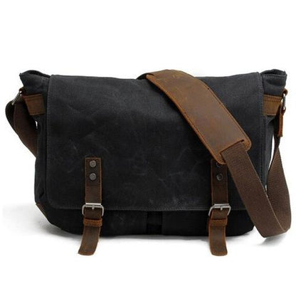 Men's Vintage Leather Crossbody Bag
