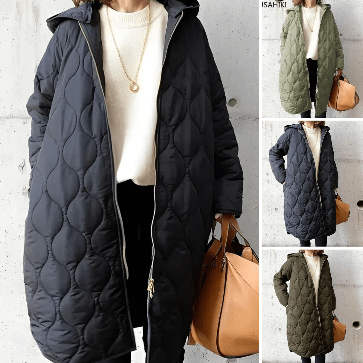 Bärbel - Neu Lässiger Parka - Mantel mit Kapuze - Livezo
