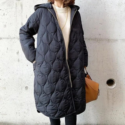 Bärbel - Neu Lässiger Parka - Mantel mit Kapuze - Livezo