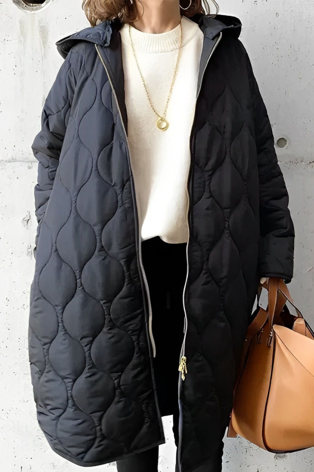 Bärbel - Neu Lässiger Parka - Mantel mit Kapuze - Livezo