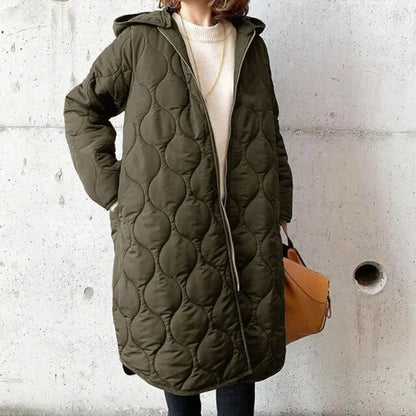 Bärbel - Neu Lässiger Parka - Mantel mit Kapuze - Livezo
