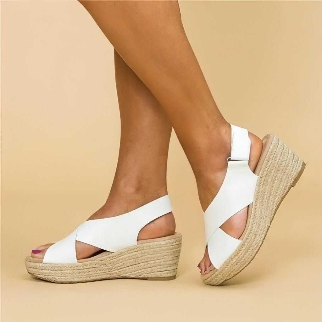 Bequeme Damen Peeptoe - Sandalen - Livezo