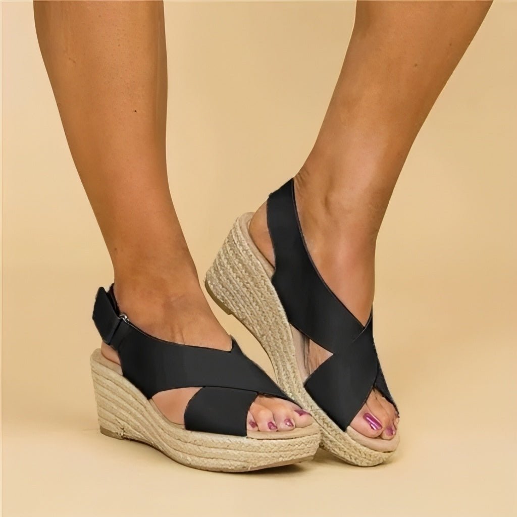 Bequeme Damen Peeptoe - Sandalen - Livezo