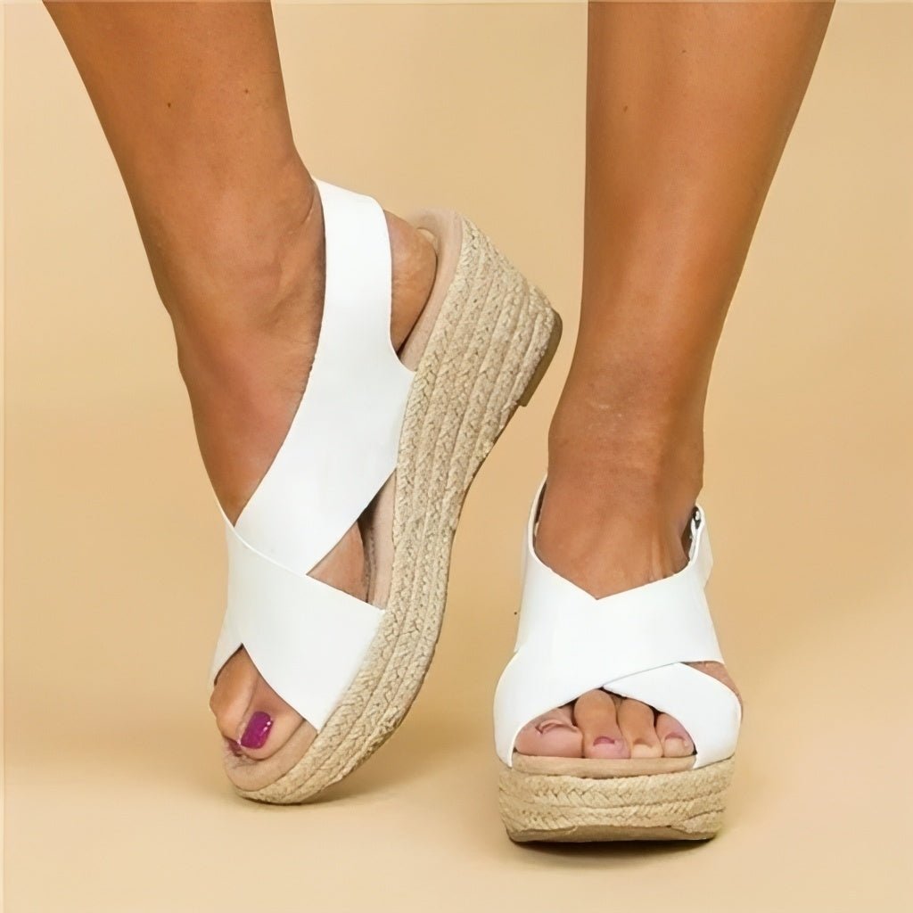 Bequeme Damen Peeptoe - Sandalen - Livezo
