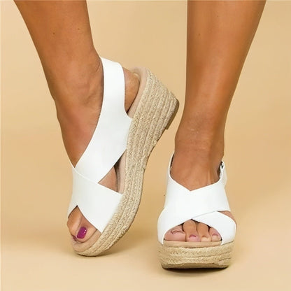 Bequeme Damen Peeptoe - Sandalen - Livezo