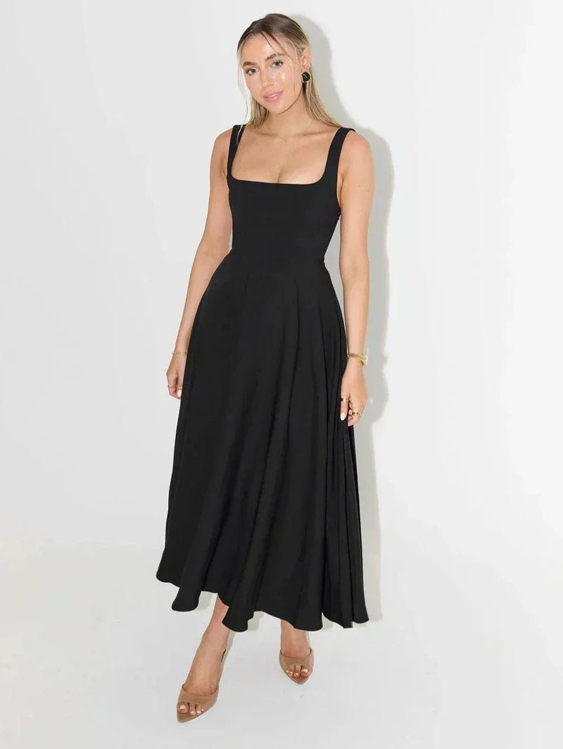 Bequemes schickes fließendes Kleid für alltägliche Eleganz - Livezo