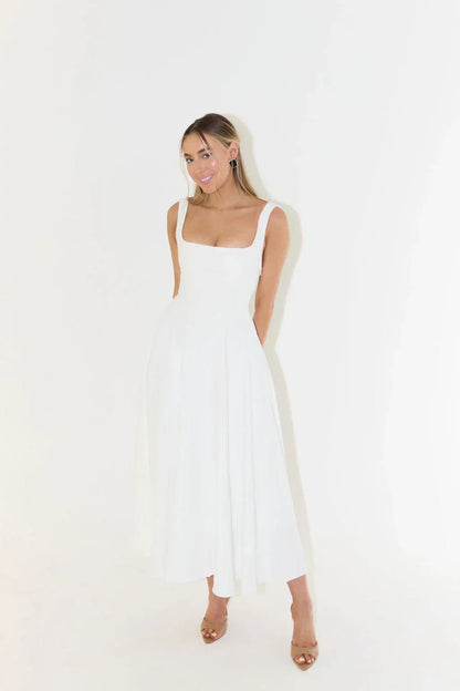 Bequemes schickes fließendes Kleid für alltägliche Eleganz - Livezo