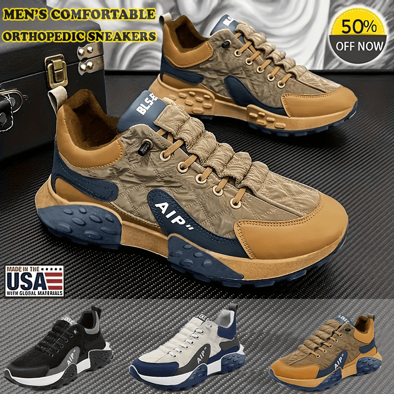 Berend | Herren Komfortschuhe | Atmungsaktive Sneaker für Schmerzfreien Komfort - Livezo