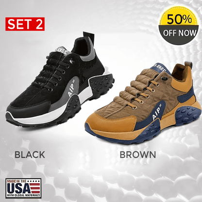 Berend | Herren Komfortschuhe | Atmungsaktive Sneaker für Schmerzfreien Komfort - Livezo