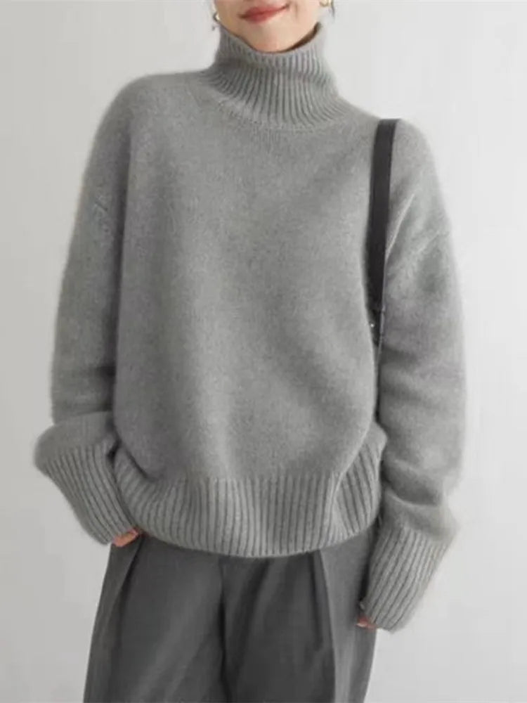 Bertha - Kuscheliger Rollkragenpullover - Livezo
